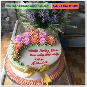 Combo Bánh Kem & Hoa Tươi - MM126